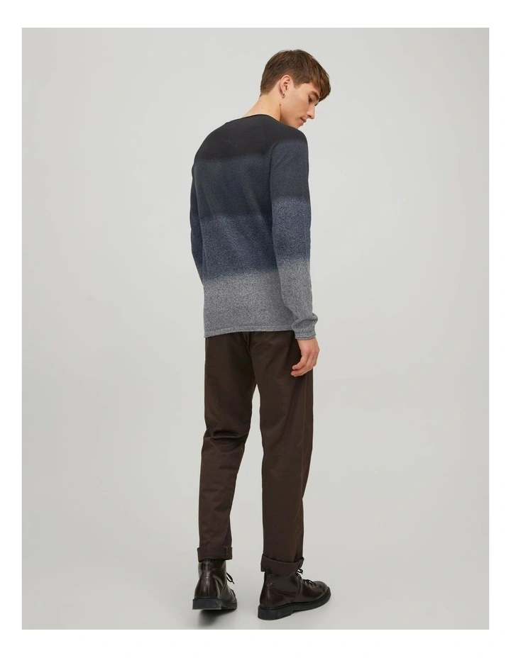Hill Crew Neck Sweater in Navy image 2