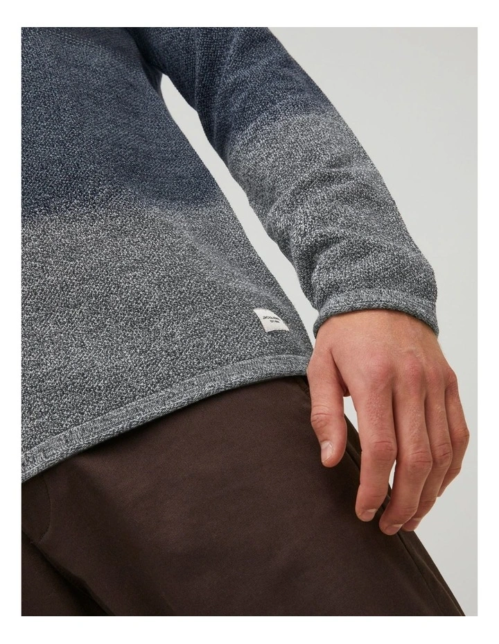 Hill Crew Neck Sweater in Navy image 5