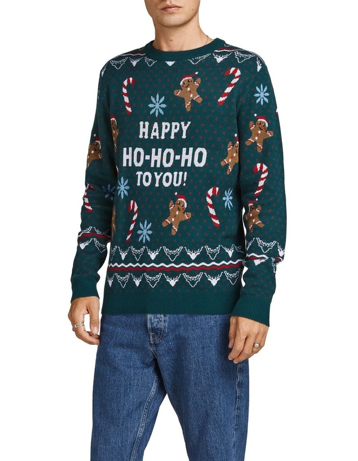 Jack \u0026 Jones Elf Crew Neck Knit Green 