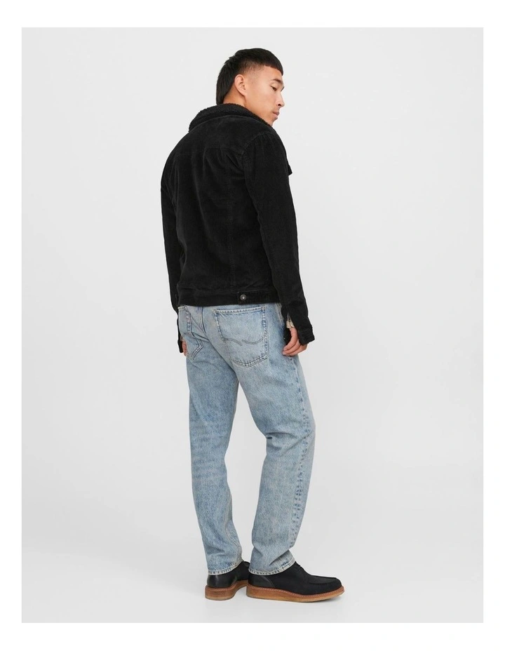 Alvin Sherpa Corduroy Jacket in Black image 5