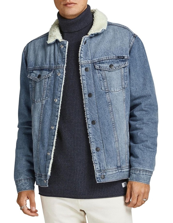 fur denim jacket
