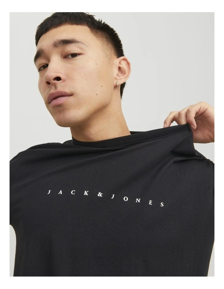 Short Sleeves Tee in Black image 3