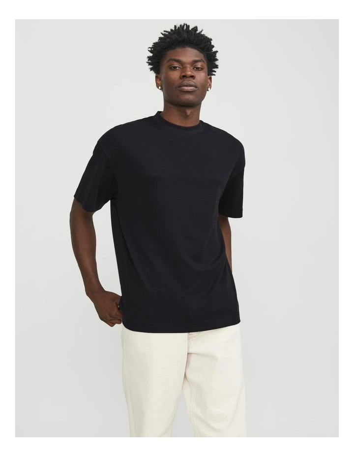 Eurban Edge Short Sleeve Tee O-Neck Noos in Black image 4
