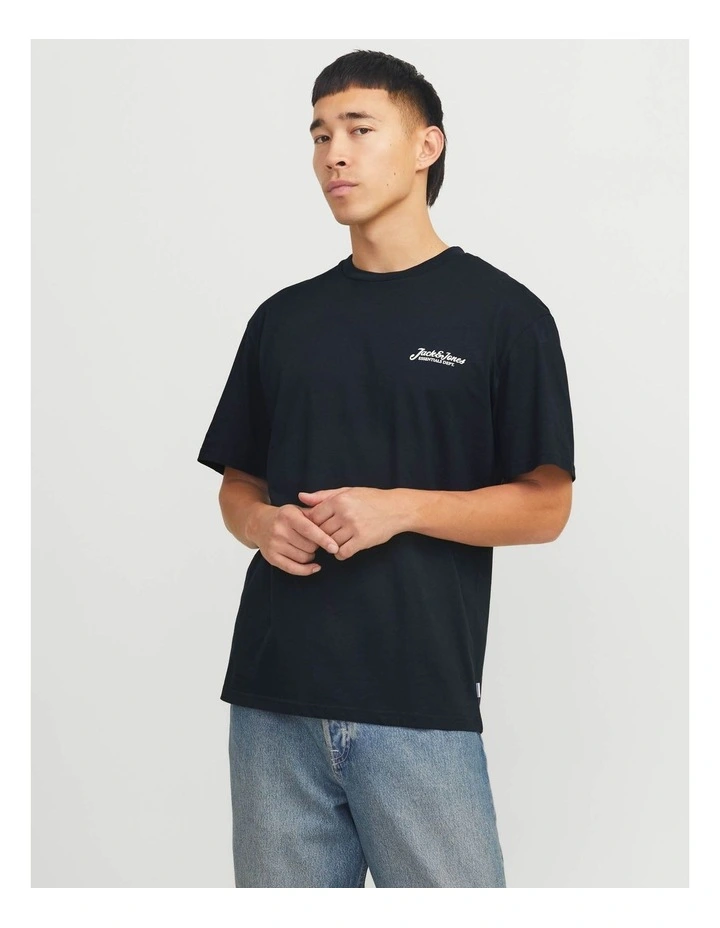 Beau Short Sleeved T-Shirt in Sky Captain image 2