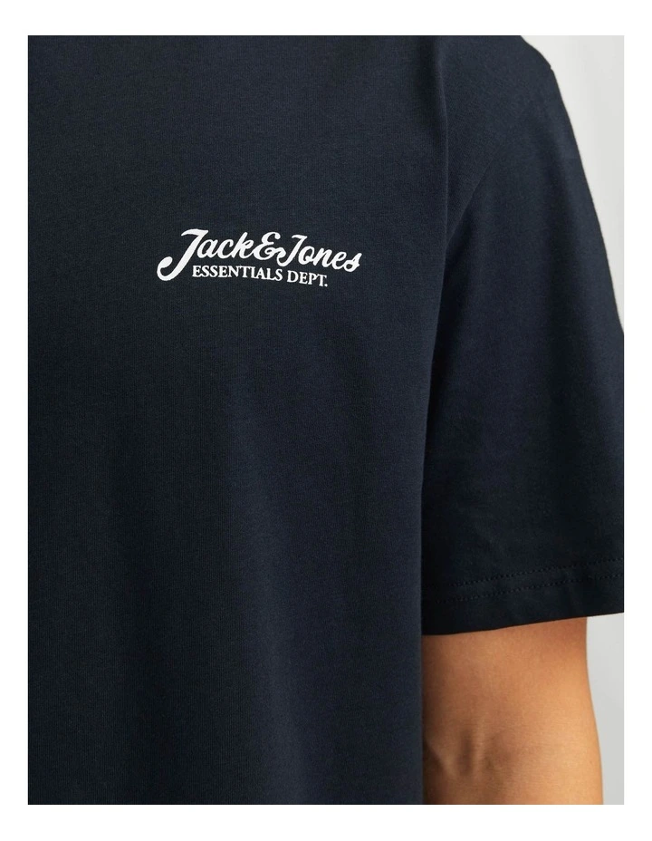 Beau Short Sleeved T-Shirt in Sky Captain image 3