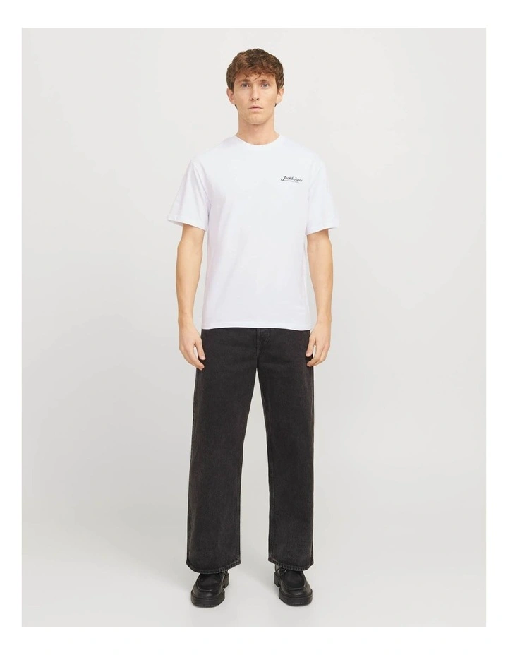 Beau Short Sleeved T-shirt in White image 1