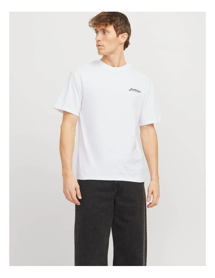 Beau Short Sleeved T-shirt in White image 2