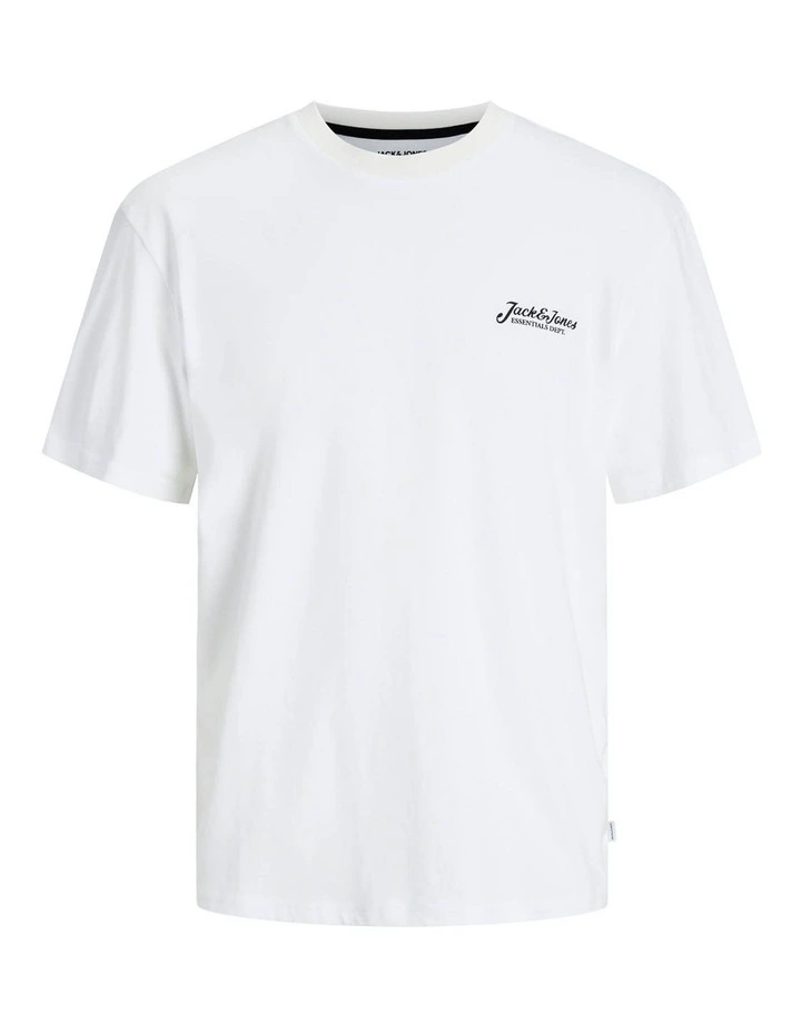 Beau Short Sleeved T-shirt in White image 4