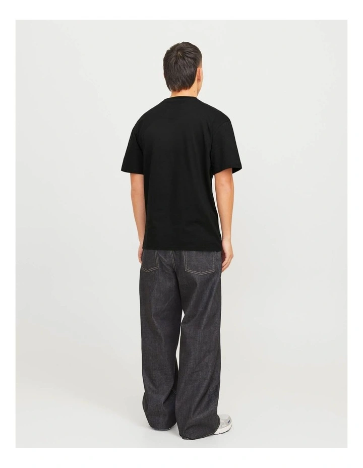 Beau Short Sleeved T-Shirt in Black image 4