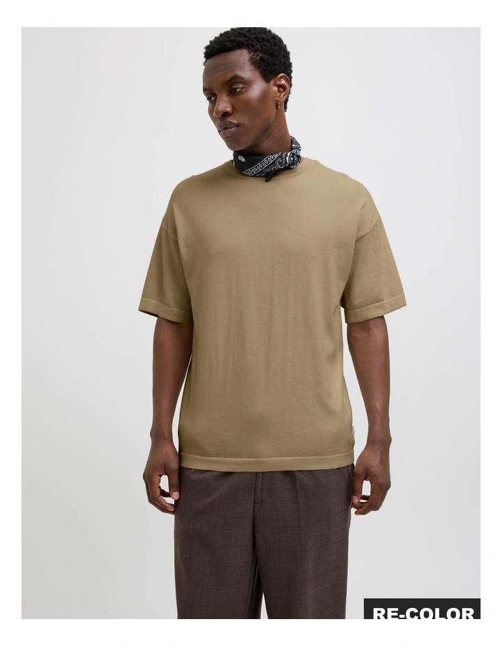 Emil Knit T-shirt in Coriander image 3