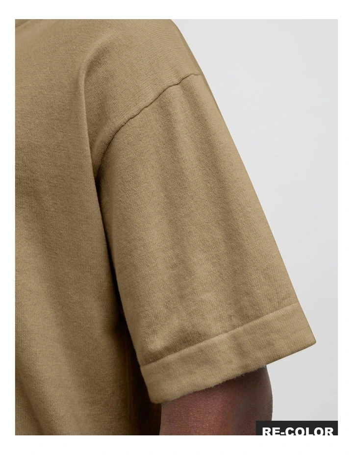 Emil Knit T-shirt in Coriander image 6