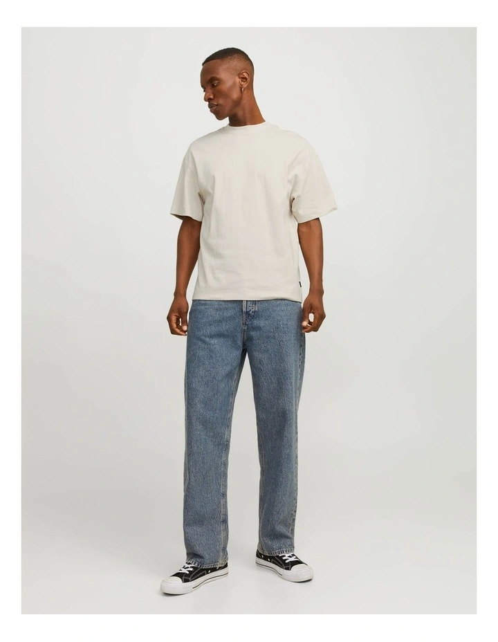 Eurban Edge O-Neck T-shirt in Moonbeam image 1