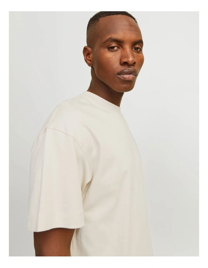 Eurban Edge O-Neck T-shirt in Moonbeam image 4