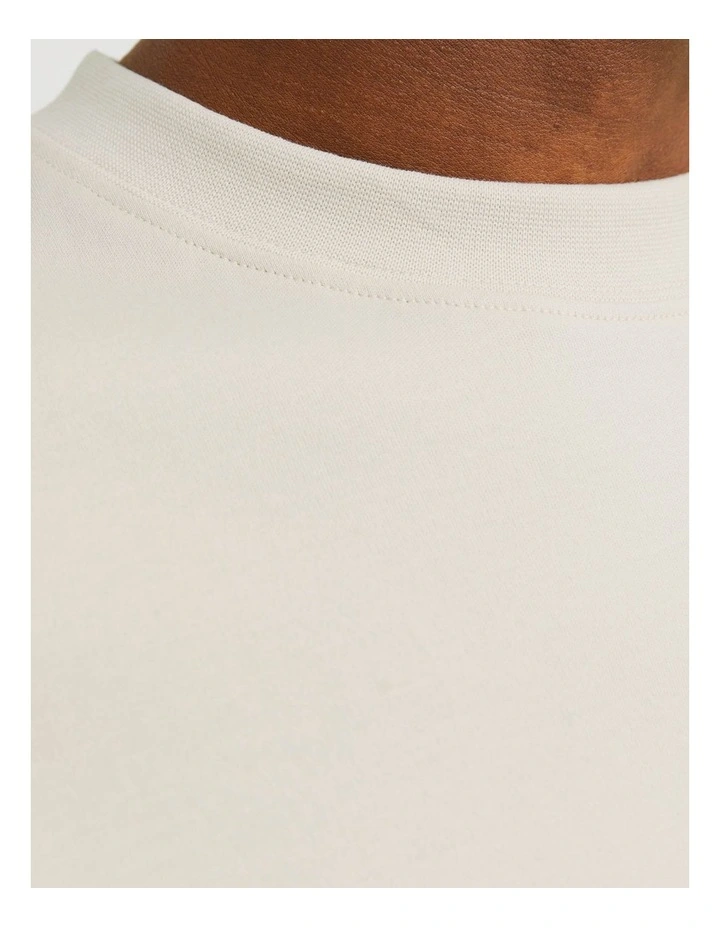 Eurban Edge O-Neck T-shirt in Moonbeam image 5