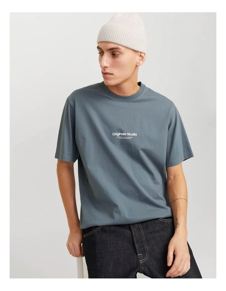 Vesterbro Crew Neck T-shirt in Stormy Weather image 3