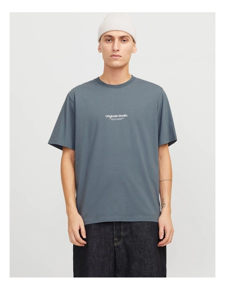 Vesterbro Crew Neck T-shirt in Stormy Weather image 4