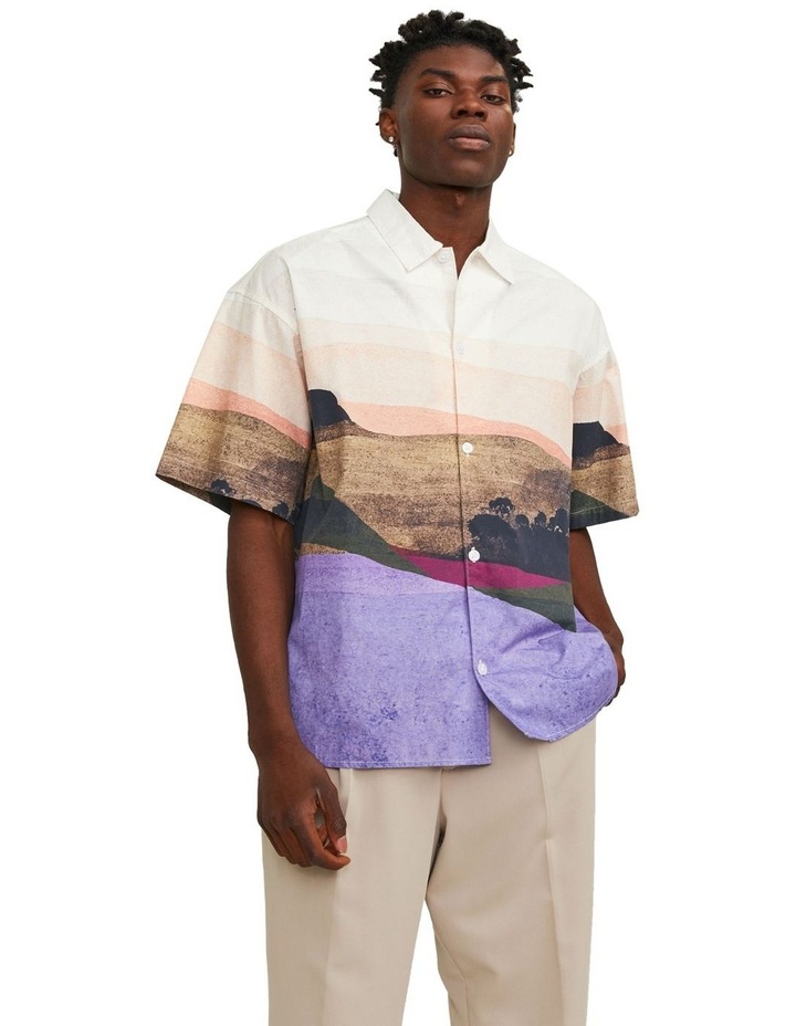 Troy Shirt in Purple Blue