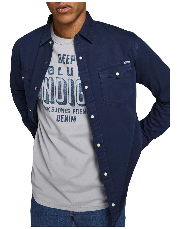 SHERIDAN DENIM SHIRT LS