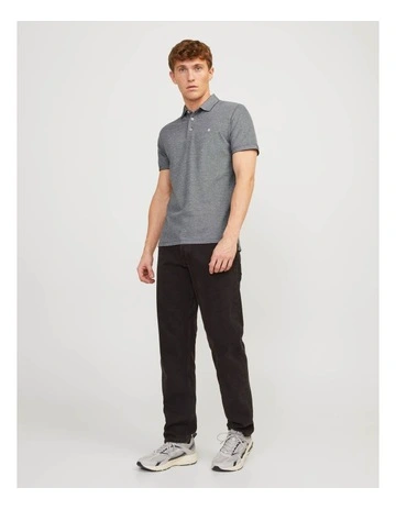 Paulos Short Sleeved Polo in Anthracite