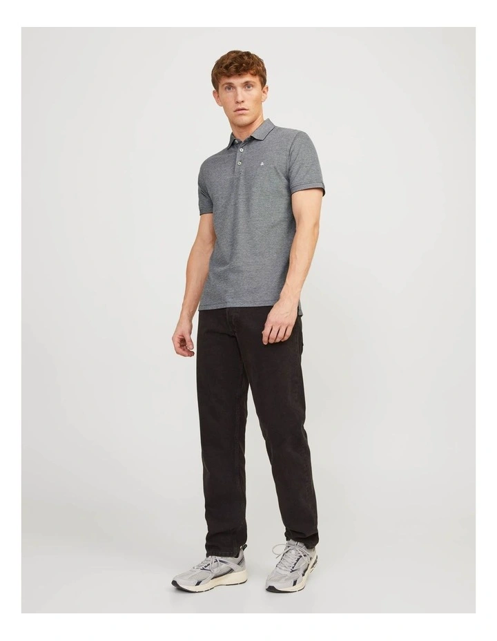Paulos Short Sleeved Polo in Anthracite image 1