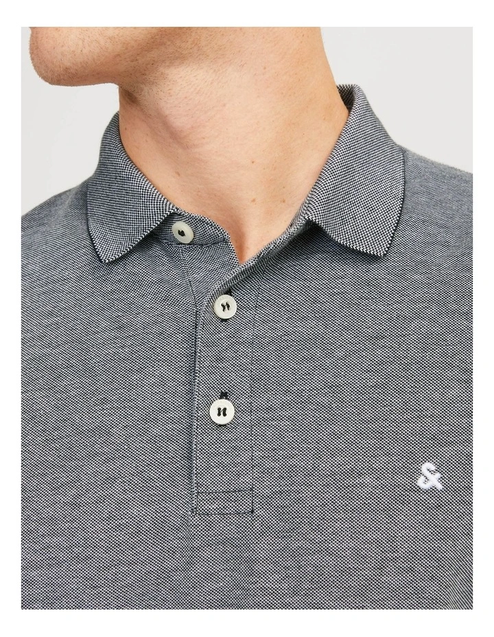 Paulos Short Sleeved Polo in Anthracite image 5