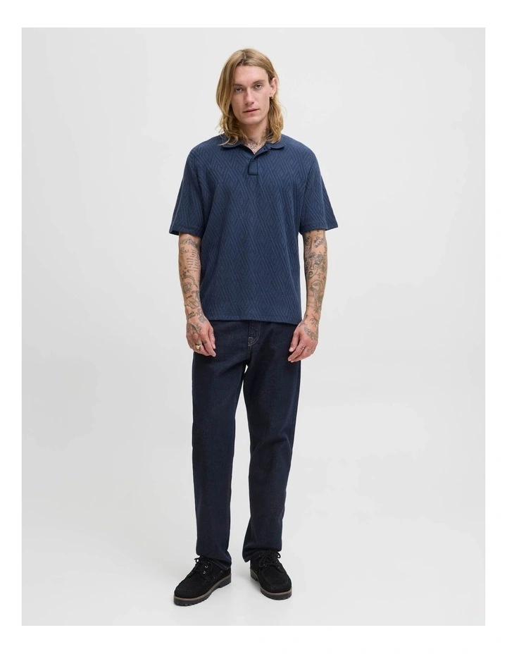 Blanewtrent Short Sleeve Polo in Black Iris image 1