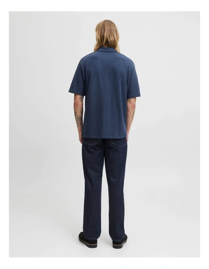 Blanewtrent Short Sleeve Polo in Black Iris image 2