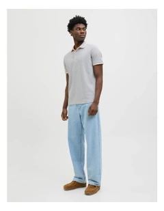 Paulos Short Sleeved Polo in Iceberg Green