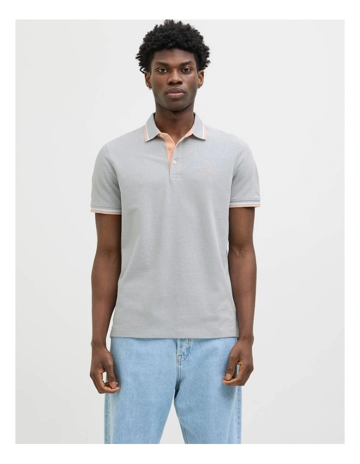 Paulos Short Sleeved Polo in Iceberg Green image 3