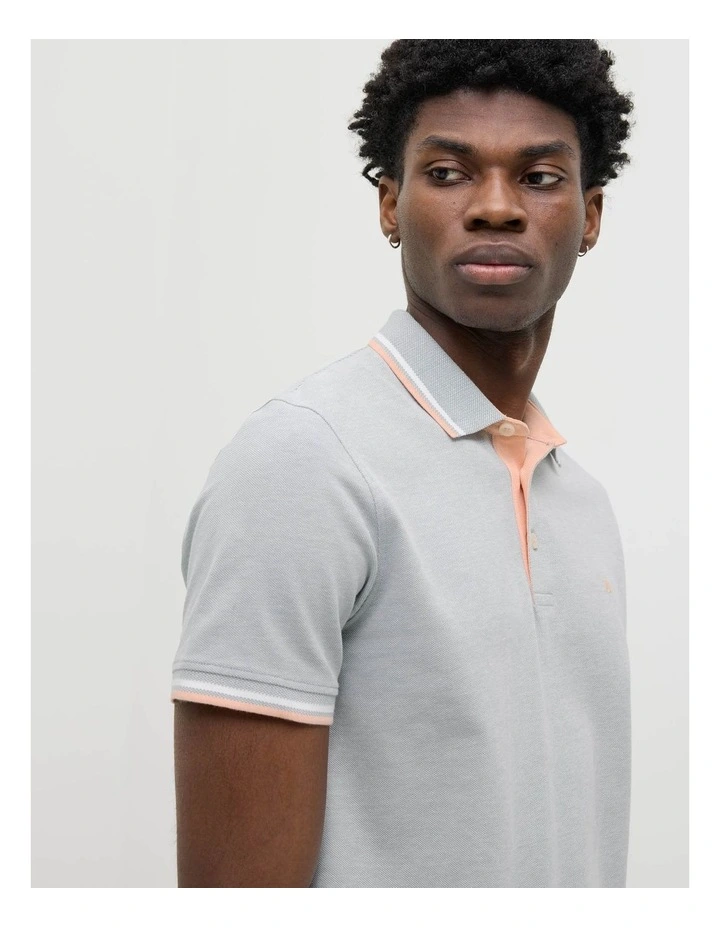 Paulos Short Sleeved Polo in Iceberg Green image 4