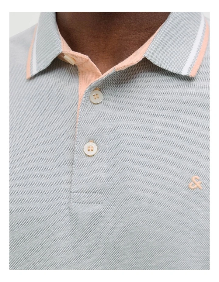 Paulos Short Sleeved Polo in Iceberg Green image 5