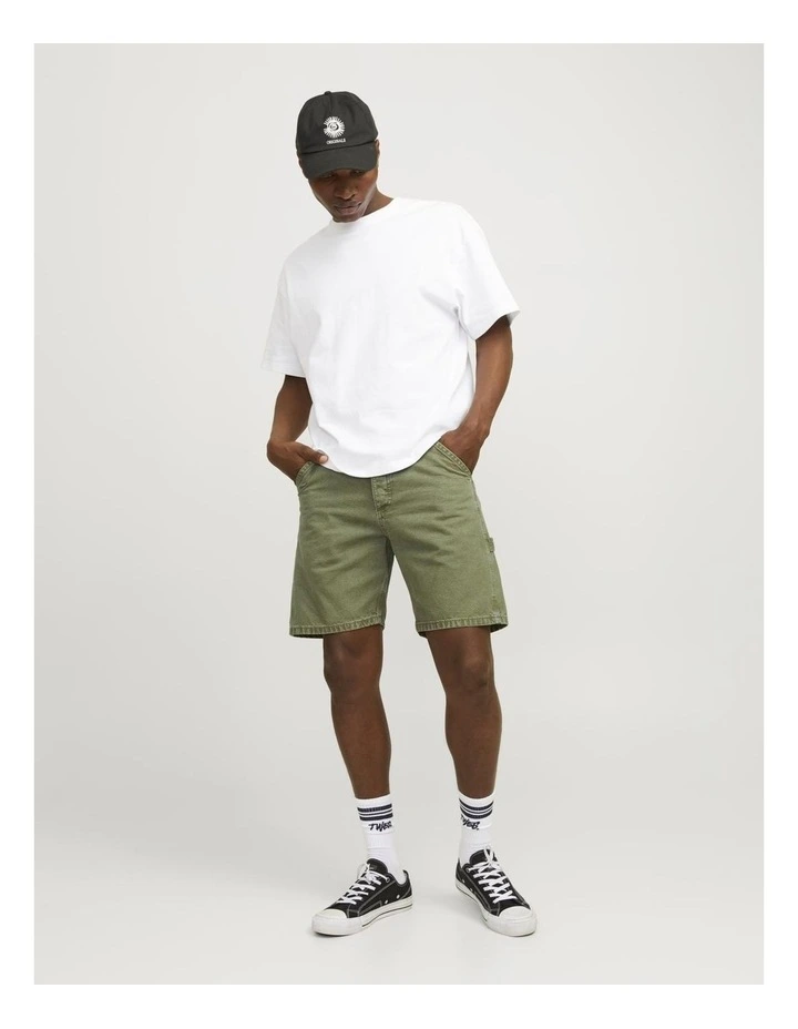 Short JACK & JONES Jjialex Jjcarpenter Sq 887 Pour Homme - Coupe Décontractée Printemps/Été