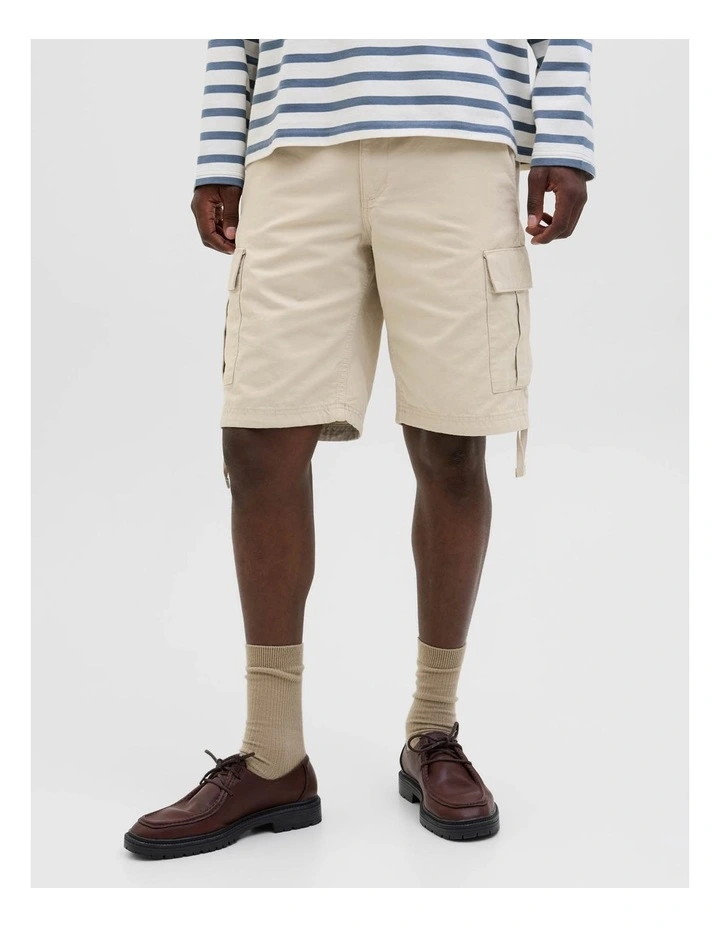Cole Barkley Cargo Shorts in Moonbeam image 4