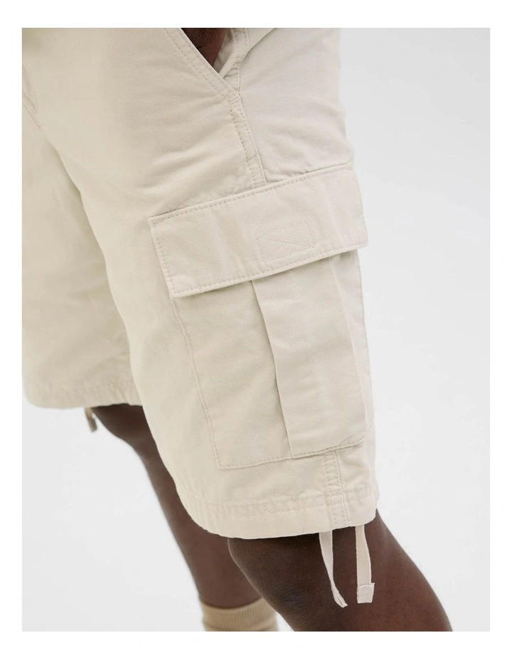 Cole Barkley Cargo Shorts in Moonbeam image 5