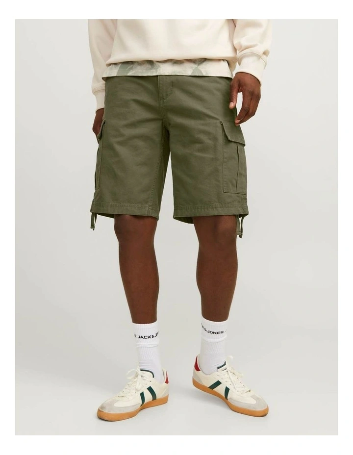 Cole Barkley Cargo Shorts in Olive Night image 3