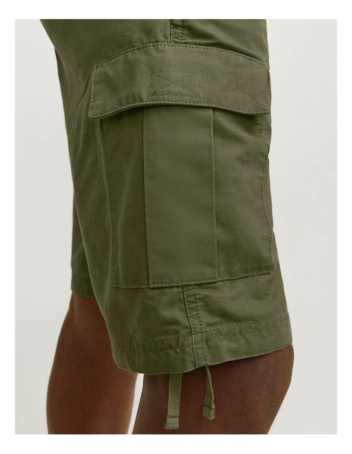 Cole Barkley Cargo Shorts in Olive Night image 5