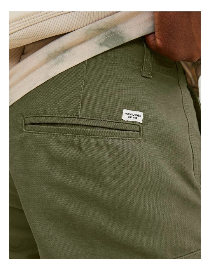 Cole Barkley Cargo Shorts in Olive Night image 6
