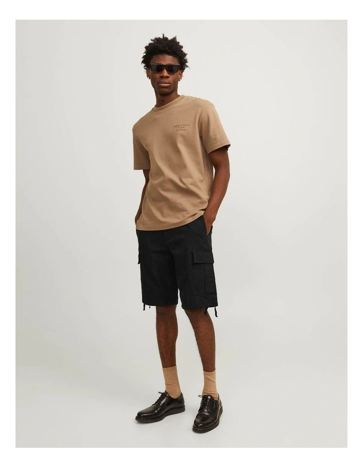 Cole Barkley Cargo Shorts in Black image 1