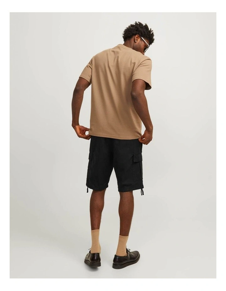 Cole Barkley Cargo Shorts in Black image 2