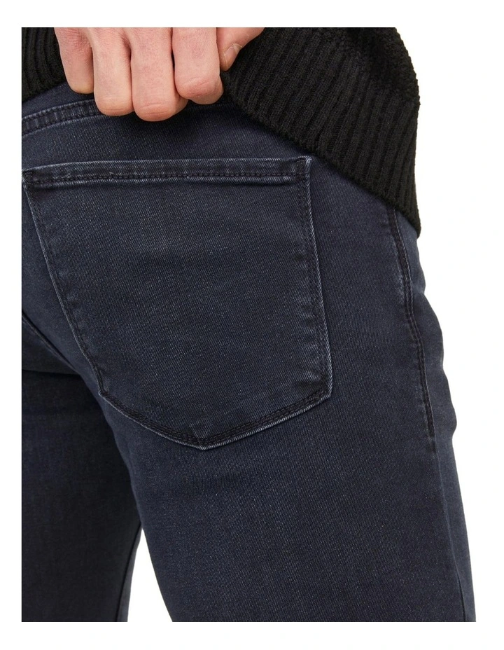Glenn Felix 446 Slim Fit Jeans in Black image 4