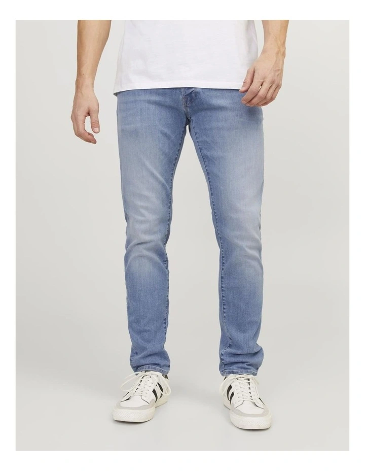 Glenn Fox 706 Slim Jeans in Blue image 4