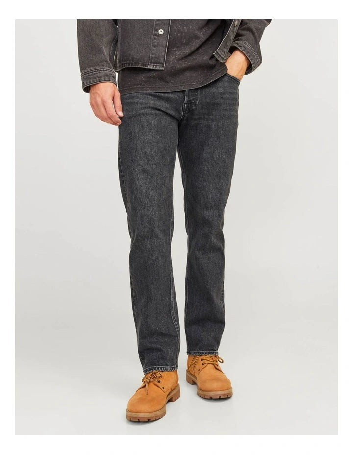 Chris Classic 079 Relaxed Fit Jeans in Black image 4