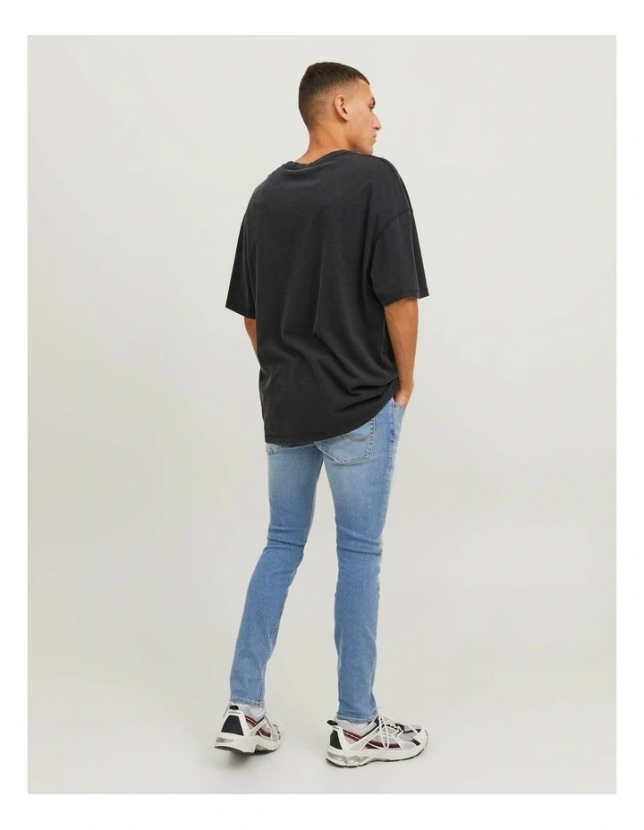 Liam Original 770 Skinny Fit Jeans in Blue image 2