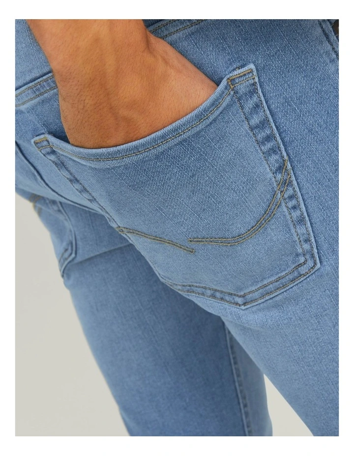 Liam Original 770 Skinny Fit Jeans in Blue image 6