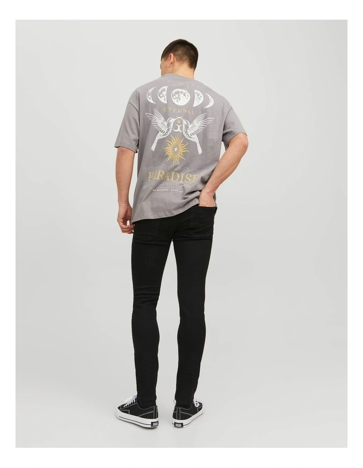 Liam Original Skinny Fit Jeans in Black image 2