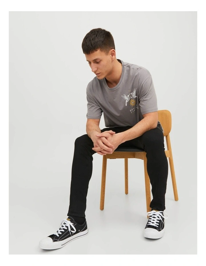 Liam Original Skinny Fit Jeans in Black image 3