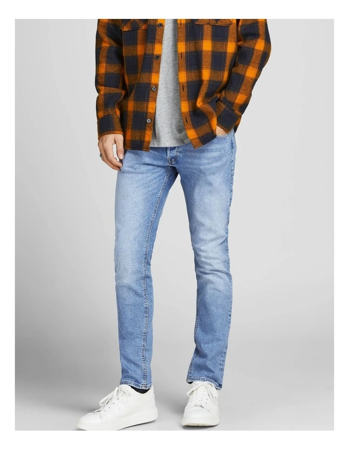 Glenn Original Slim Fit Jeans in Blue image 4
