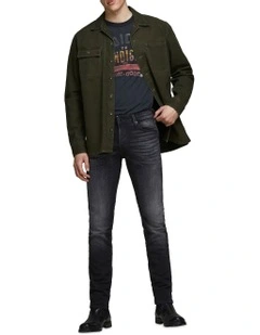 Glenn 557 Super Stretch Jeans Black Denim