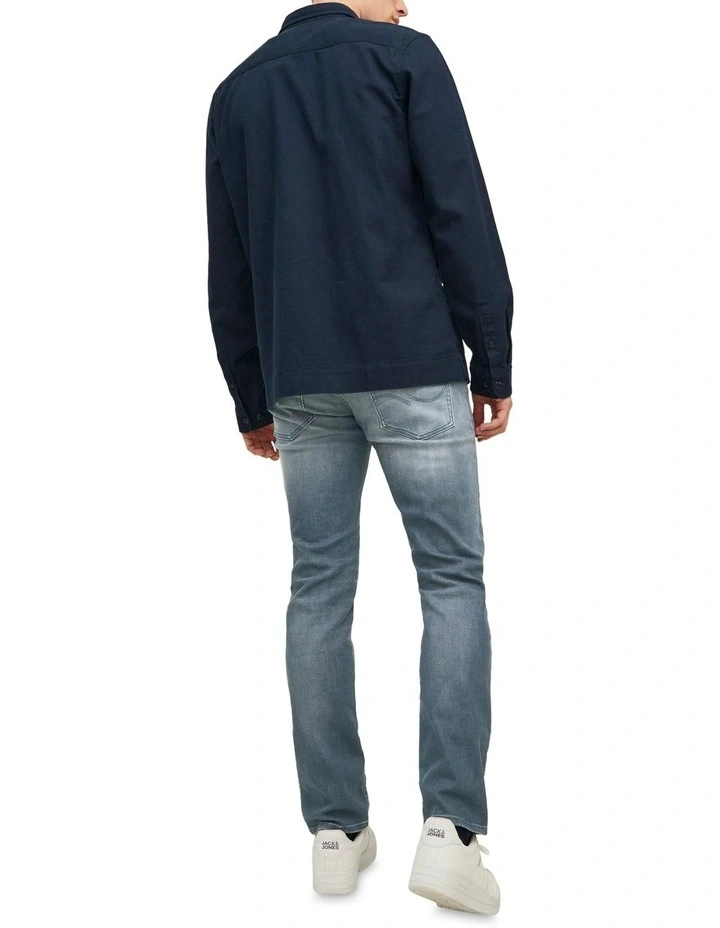 Tim Organic Cotton 319 Slim Straight Jeans in Blue Denim image 2