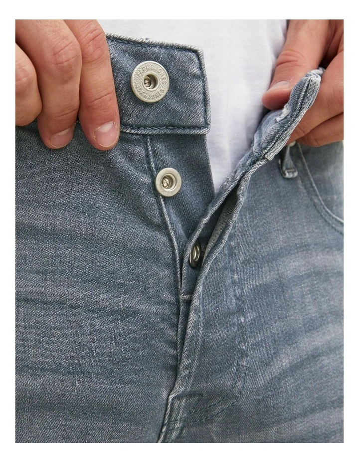 Tim Organic Cotton 319 Slim Straight Jeans in Blue Denim image 3